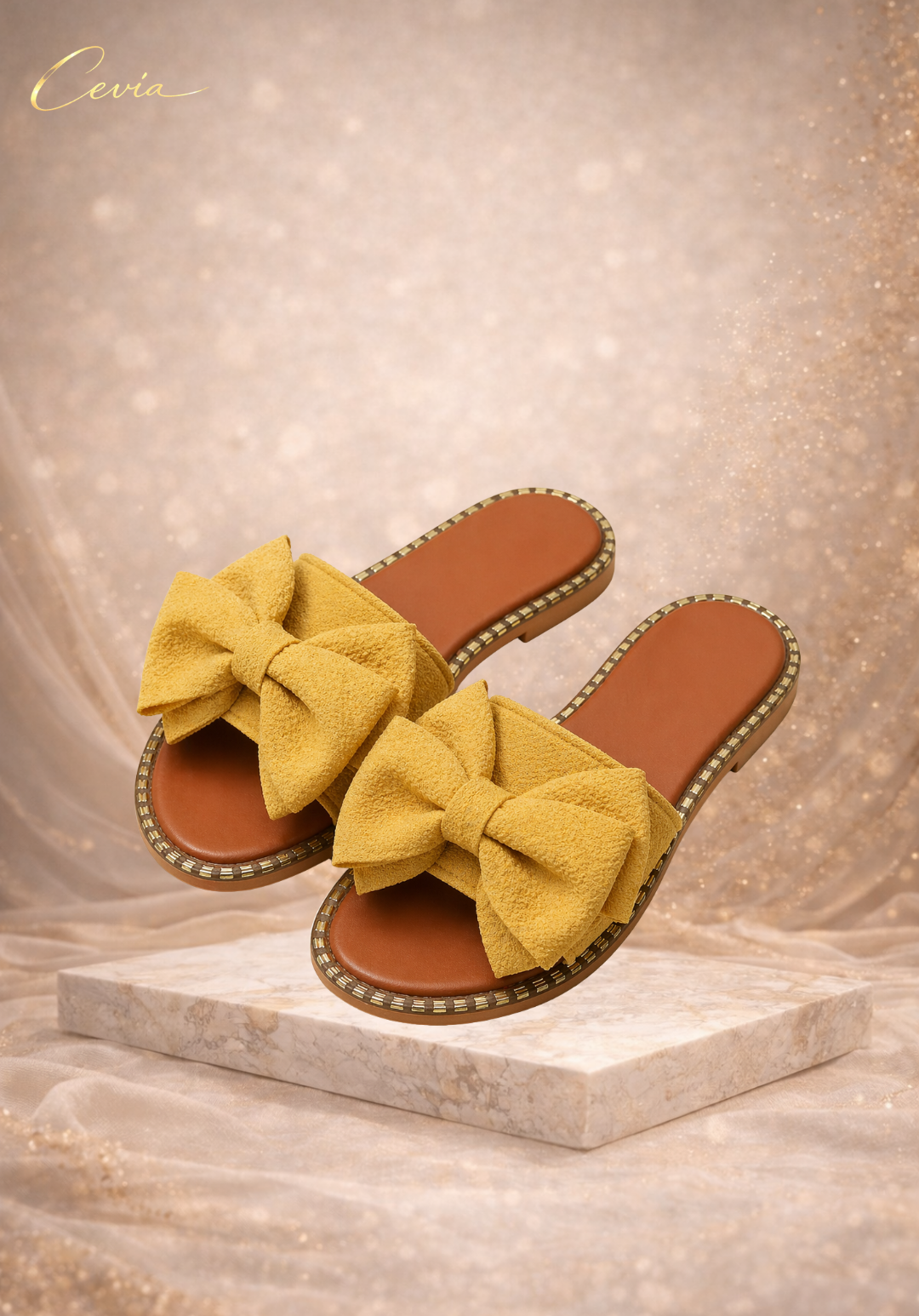 The Capri Bow Slide Sandals