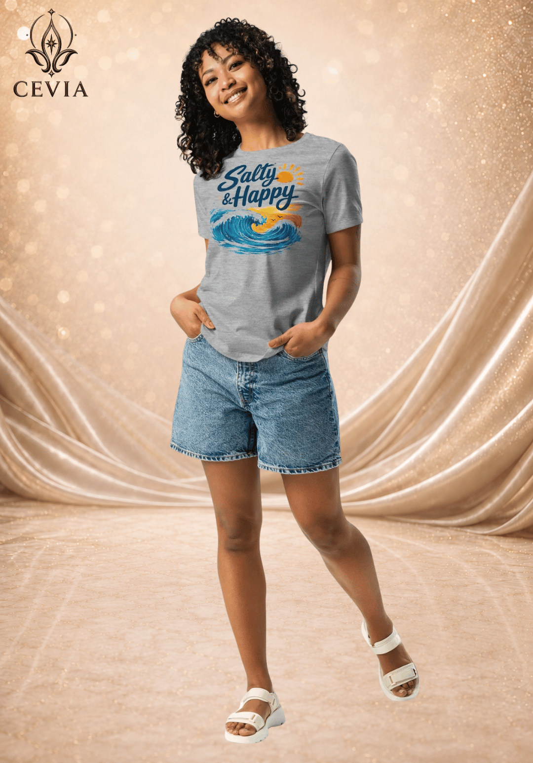 The Salty & Happy Graphic Tee