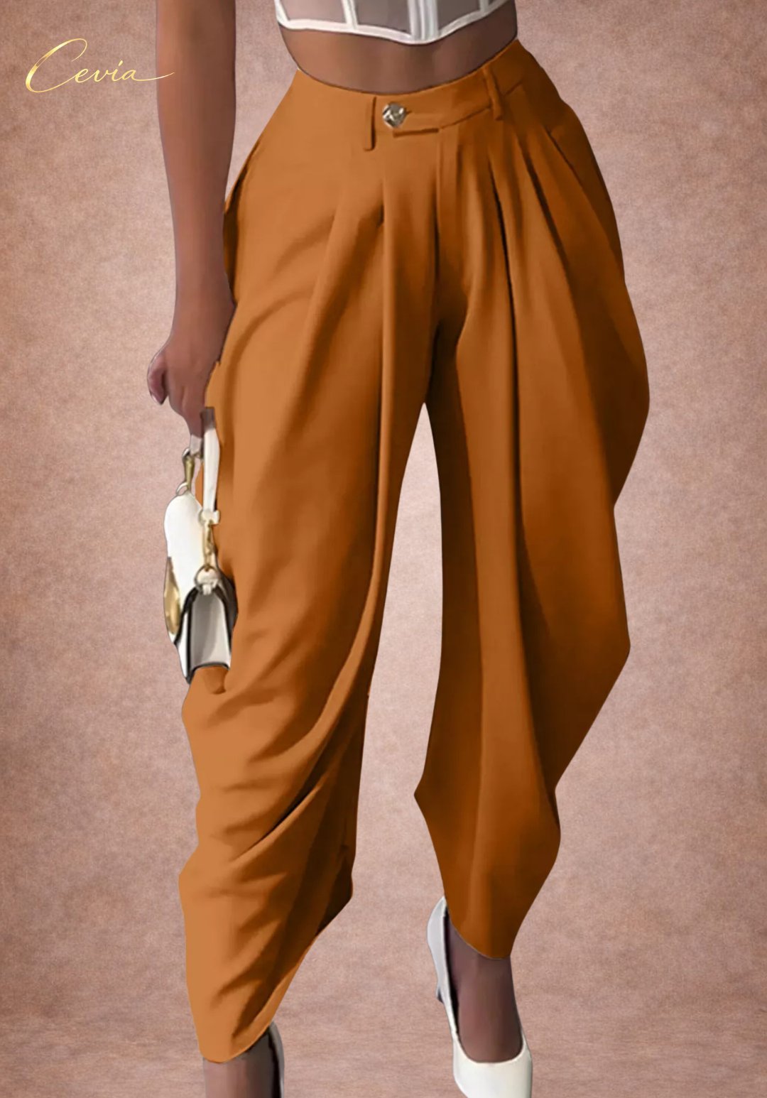 The Sculpted Draped Trousers
