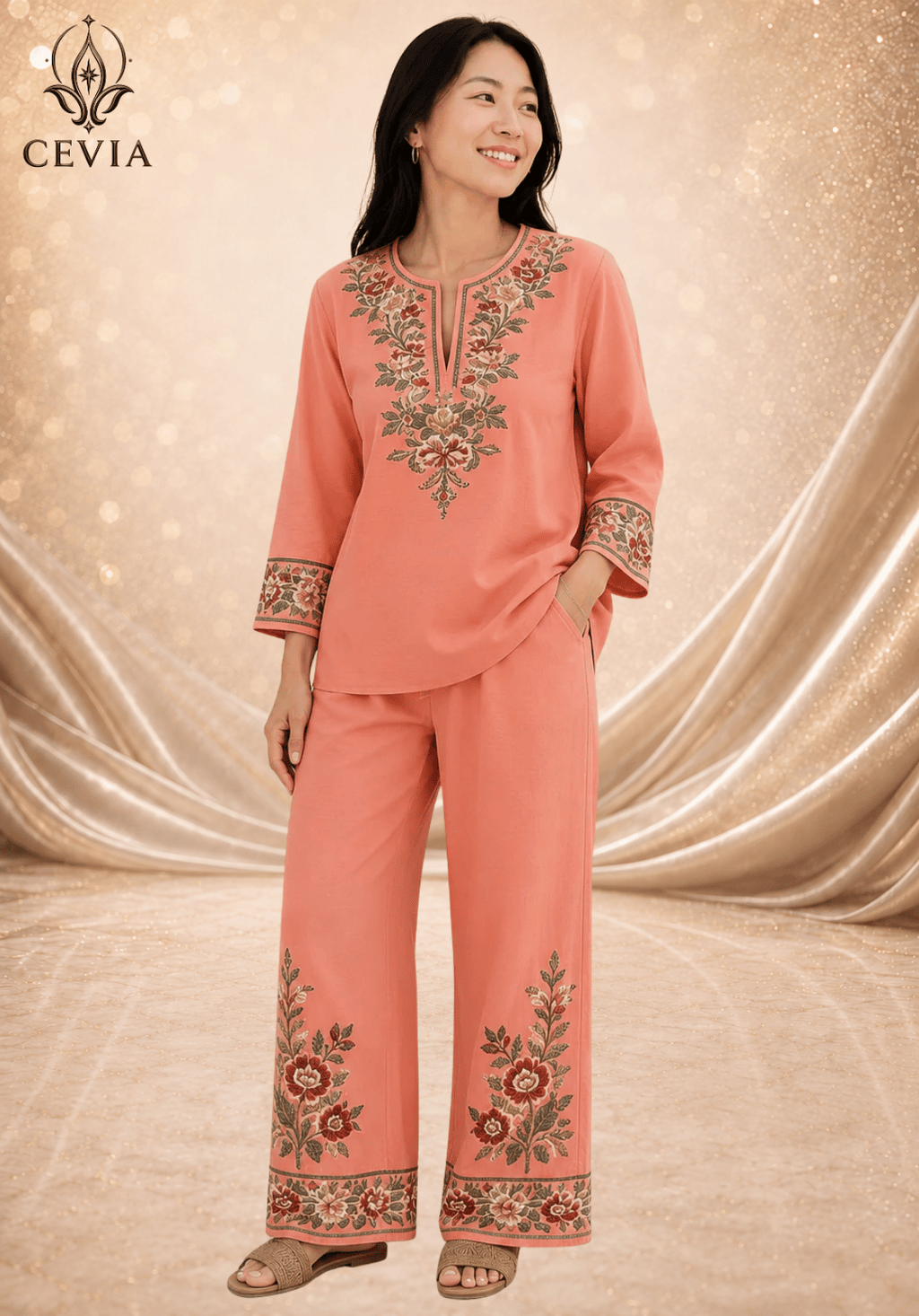 The Heritage Bloom Two-Piece Set