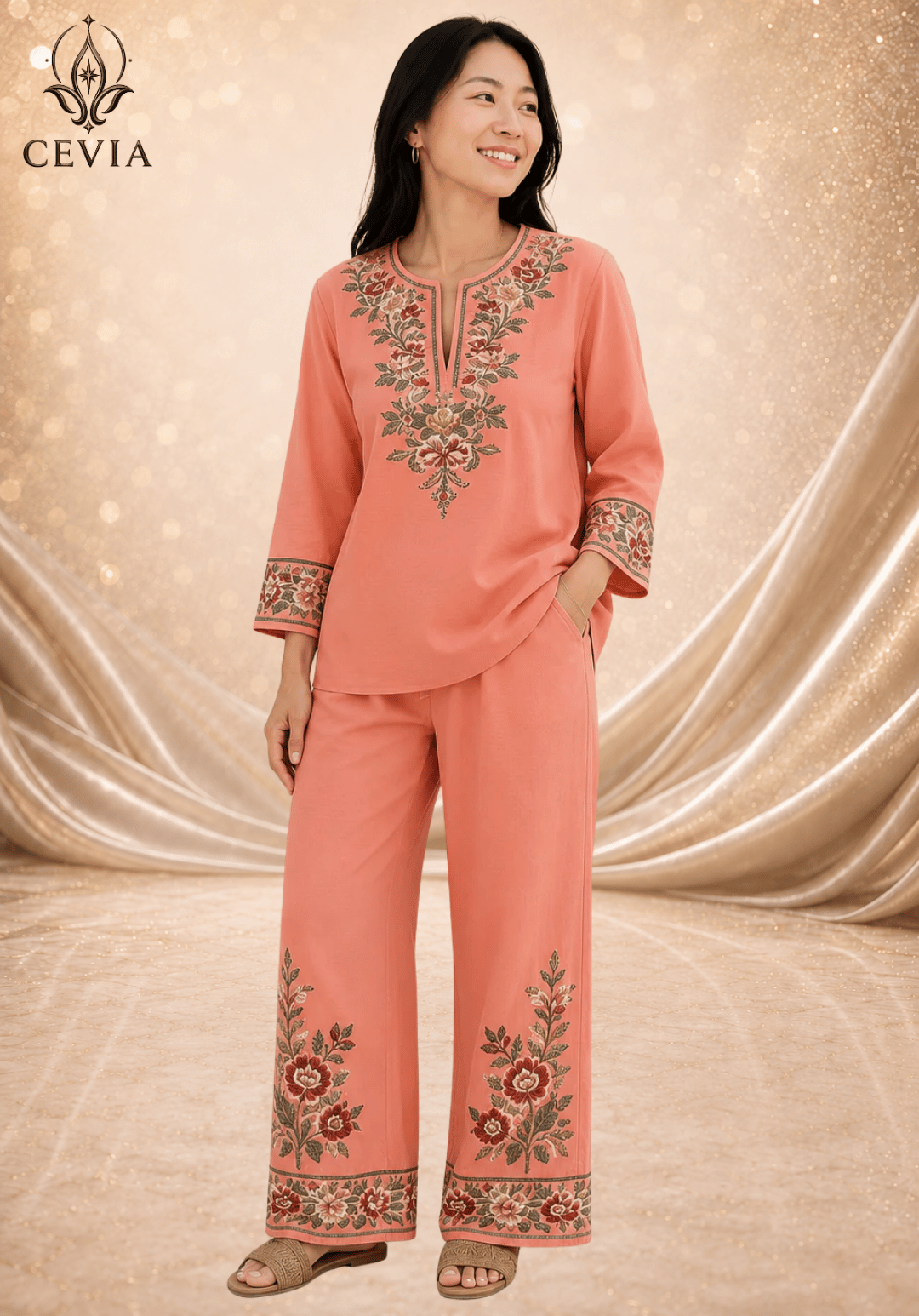 The Heritage Bloom Two-Piece Set