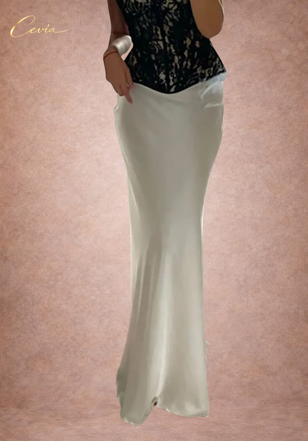 The Valiene Fluid Silhouette Maxi Skirt