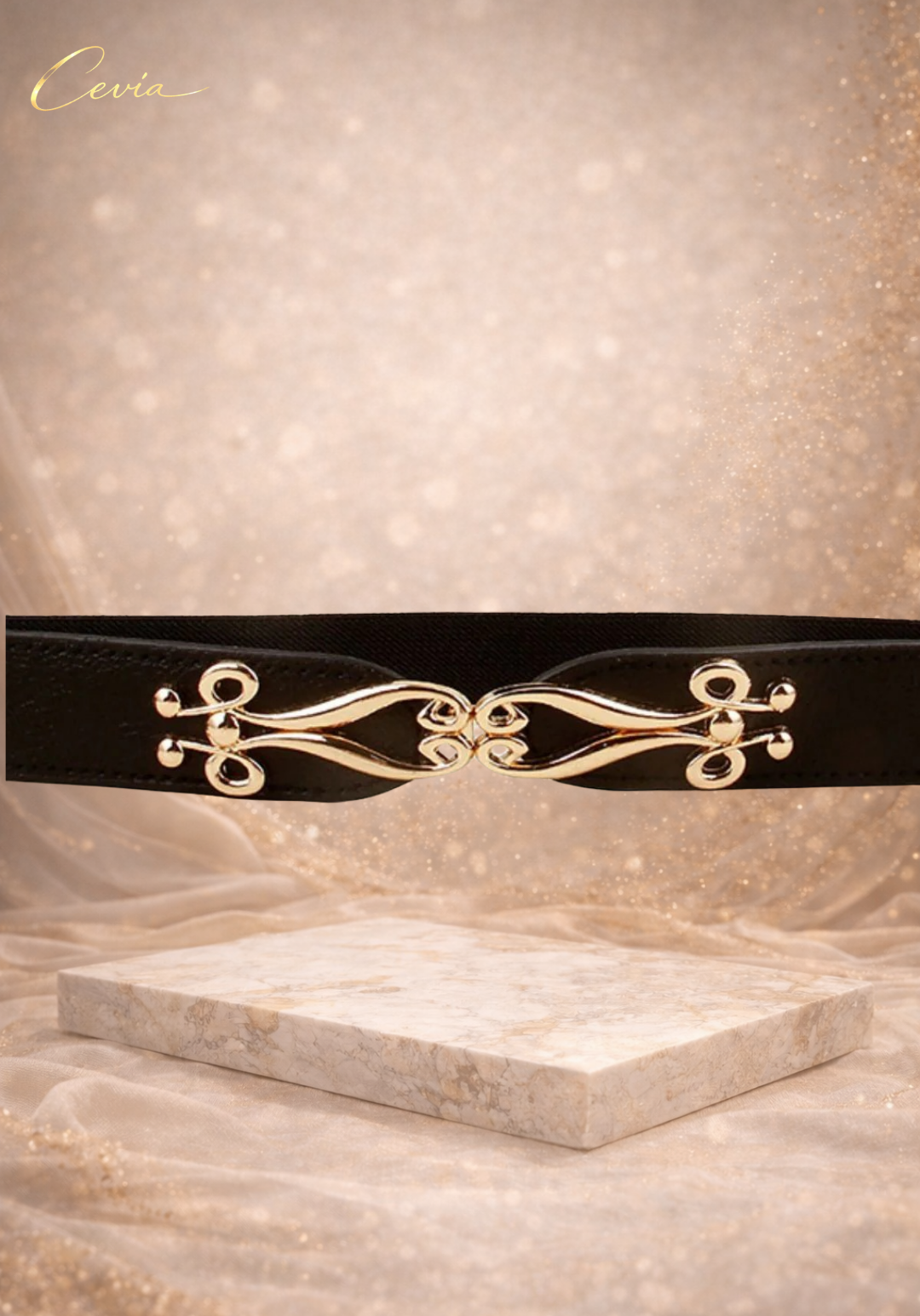 The Éloane Sculpted-Link Waist Belt