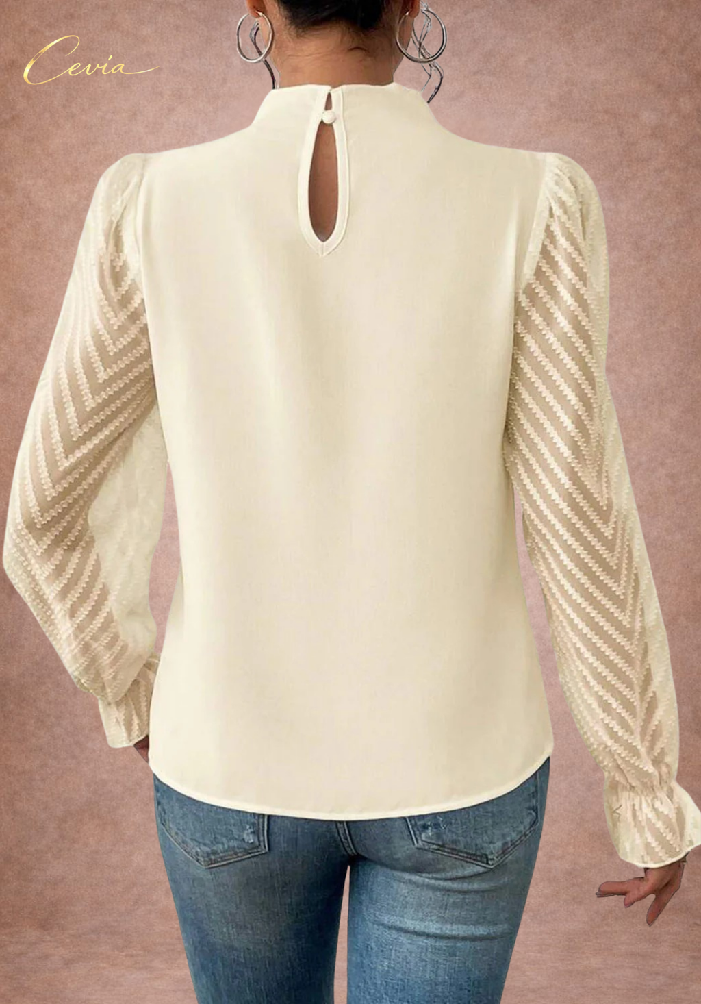 The Ivora Refined Sheer Blouse