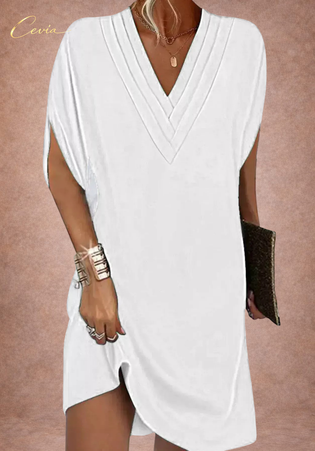 The Vivienne Draped Mini Dress