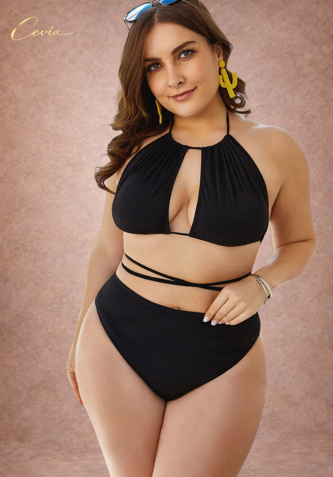 Aura Halter Bikini Set