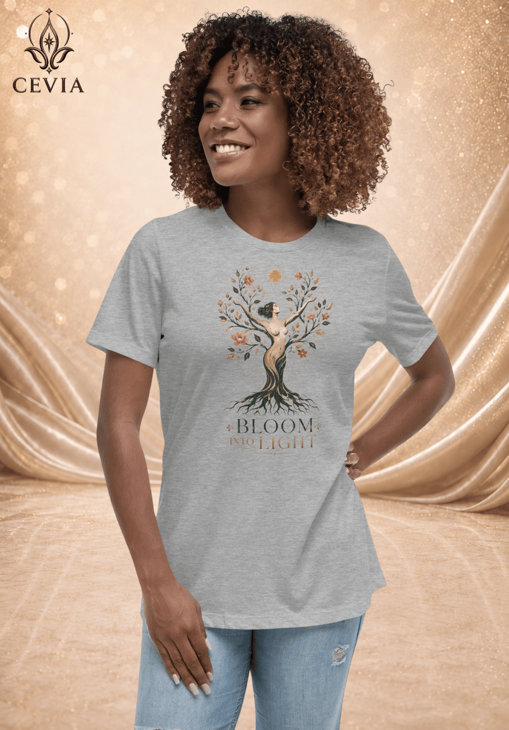 The Radiant Bloom Graphic Tee