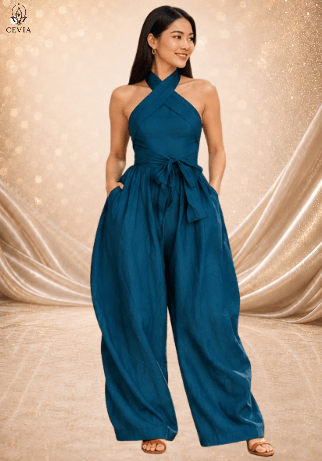 The Élan Crisscross Jumpsuit