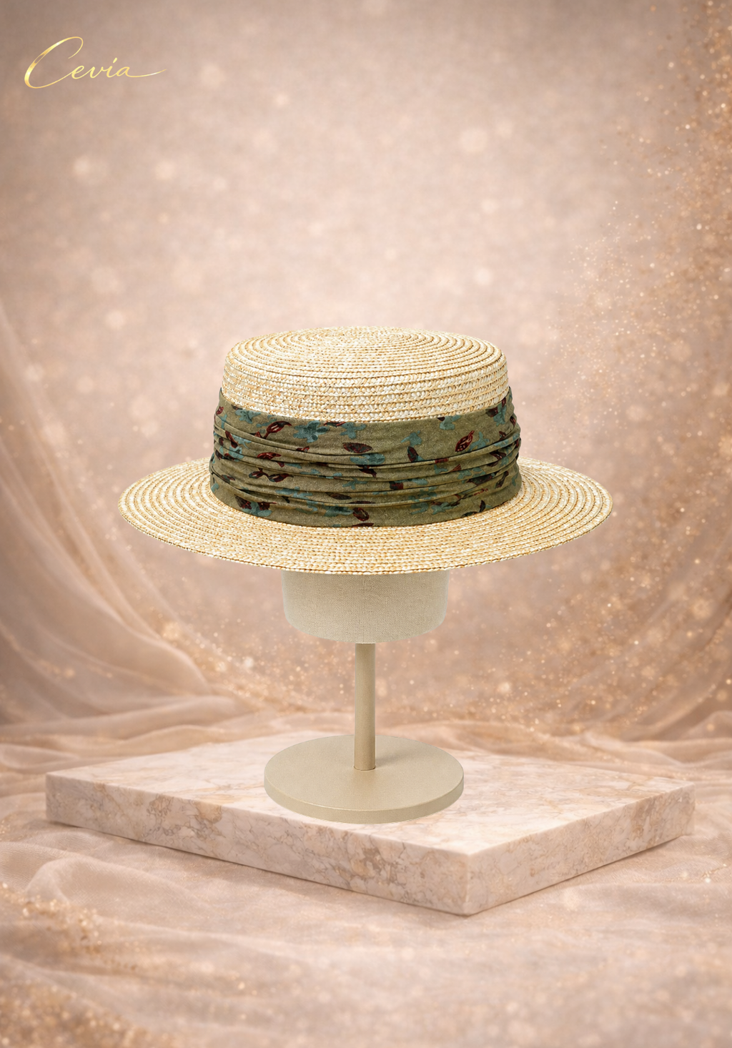 The Botanical Ribbon Straw Hat