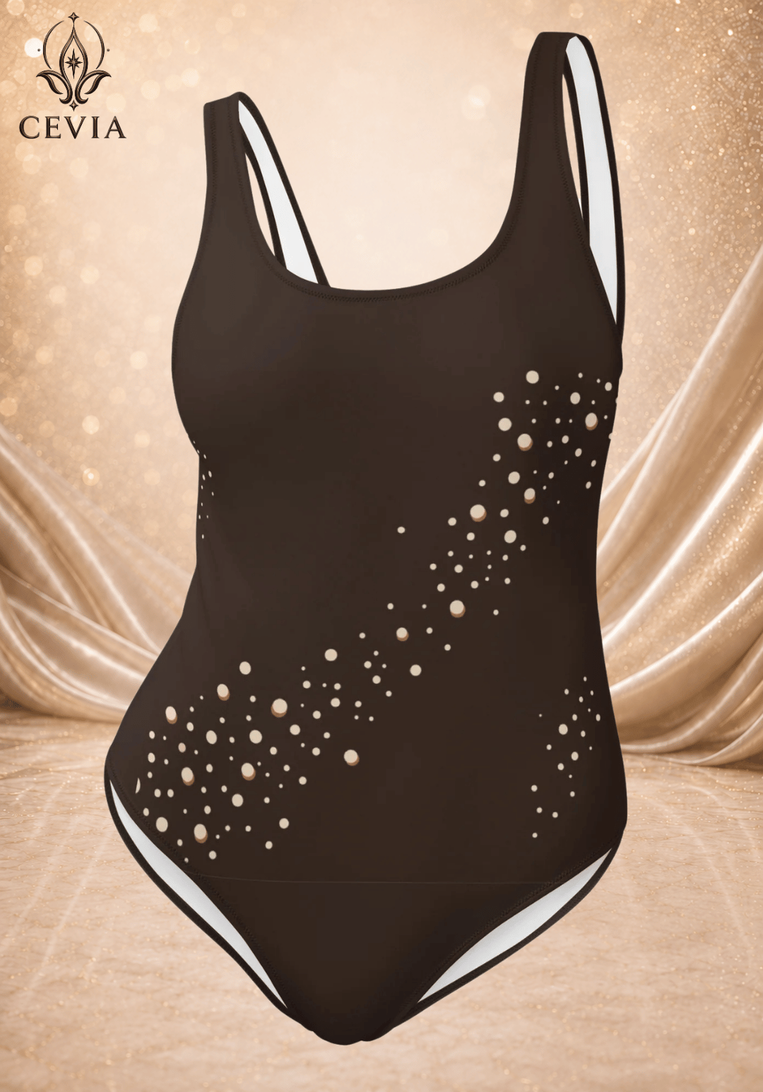 The Mocha Stardust One-Piece Swimsuit