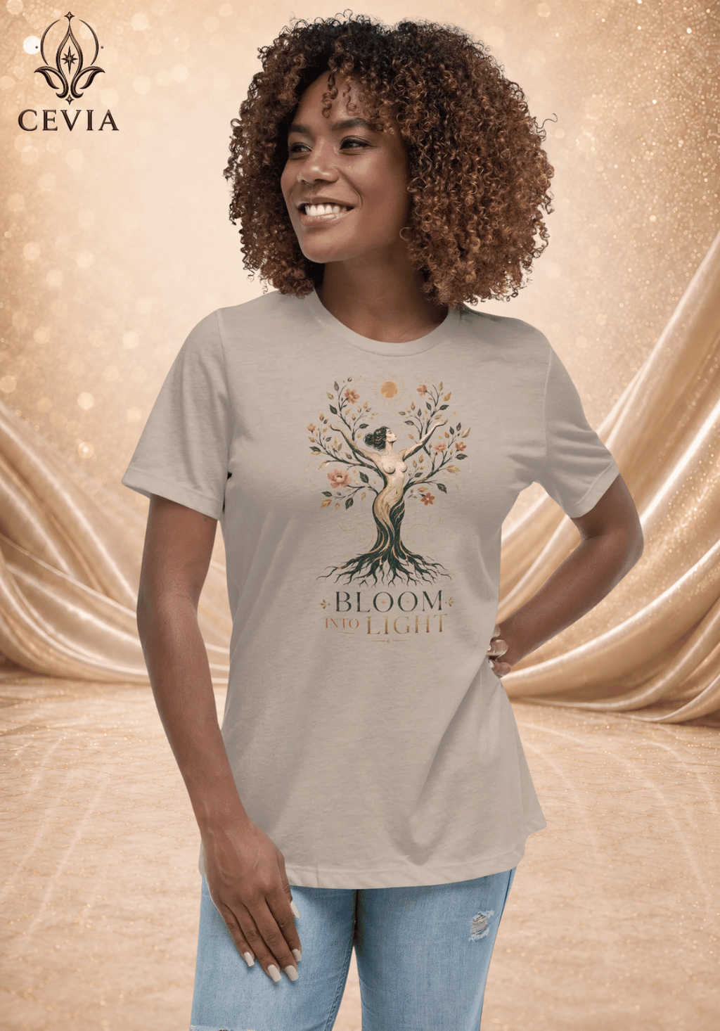The Radiant Bloom Graphic Tee