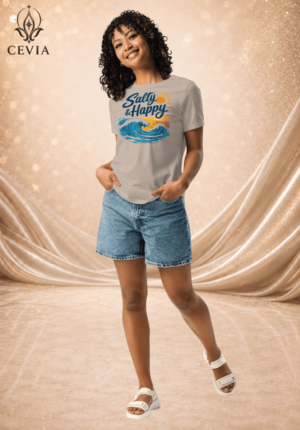 The Salty & Happy Graphic Tee