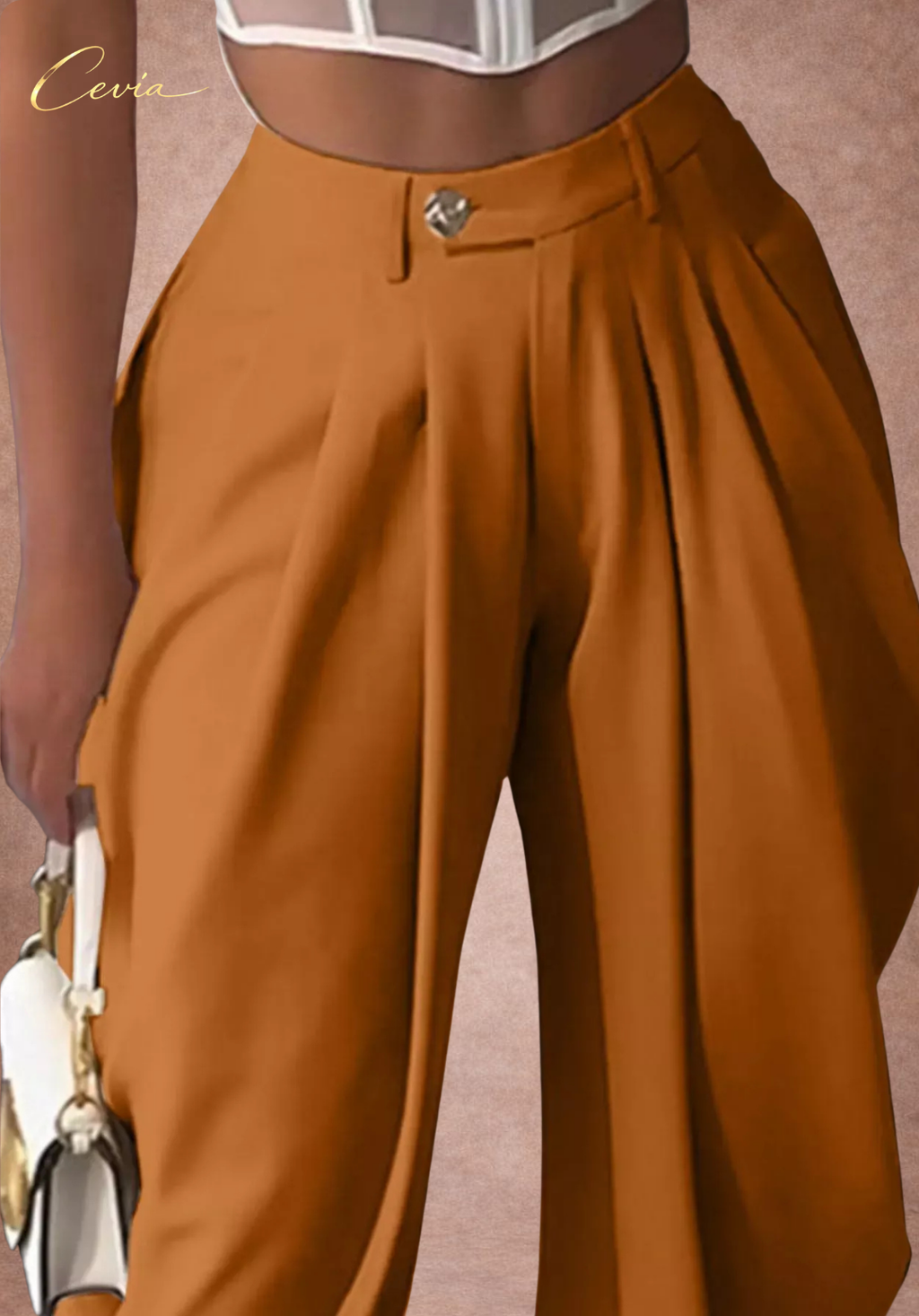 The Sculpted Draped Trousers