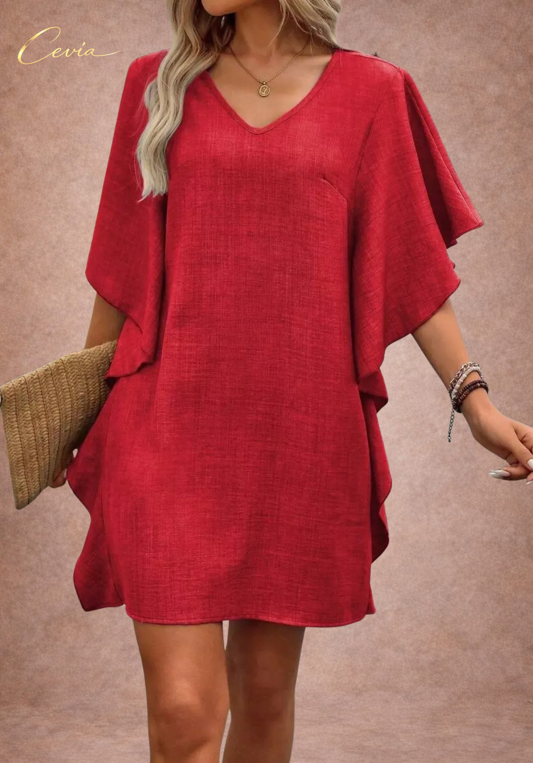 The Alora Ruffle Mini Dress