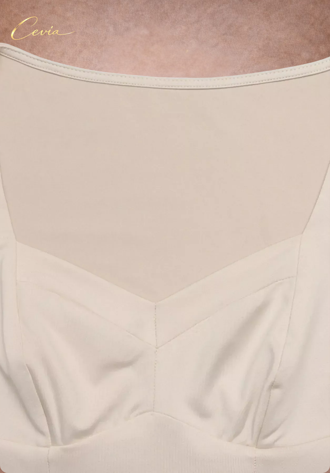 The Mariviane Sheer-Puff Contour Bodysuit – Soft Blush Elegance