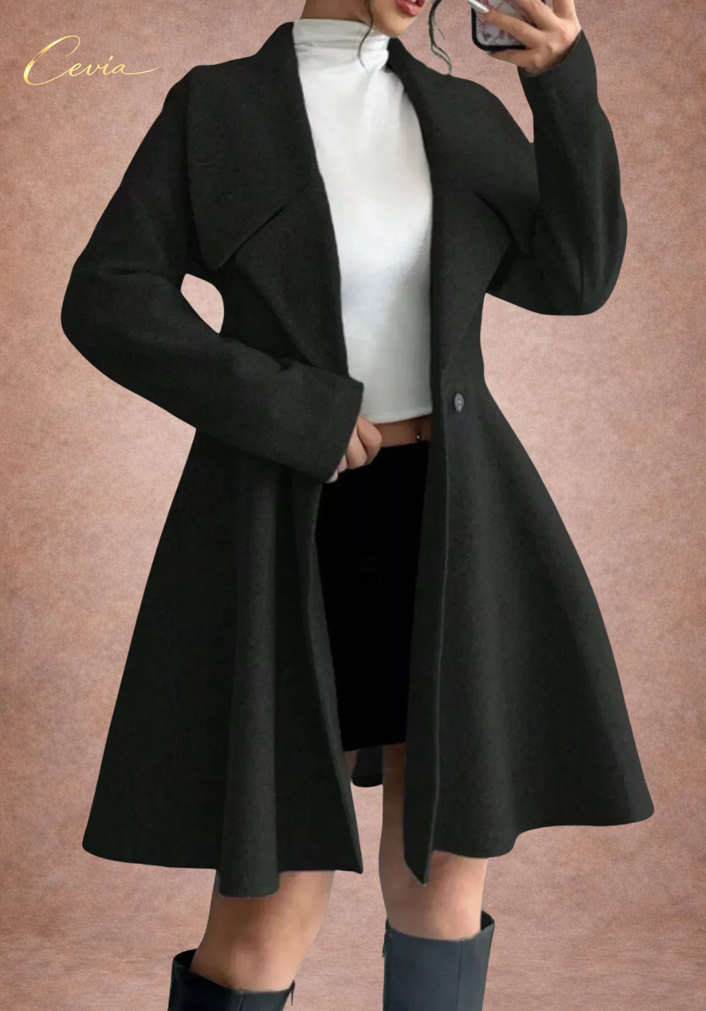 Urban Luxe Flare Coat