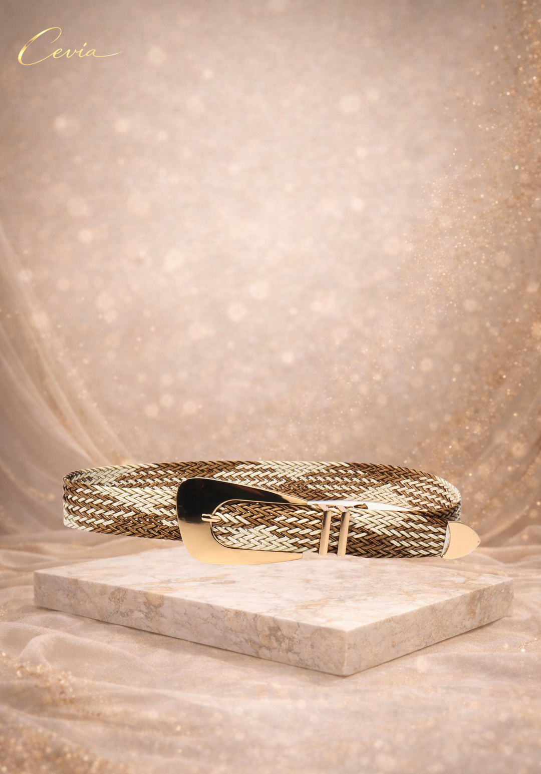 The Serinelle Woven Waist Belt