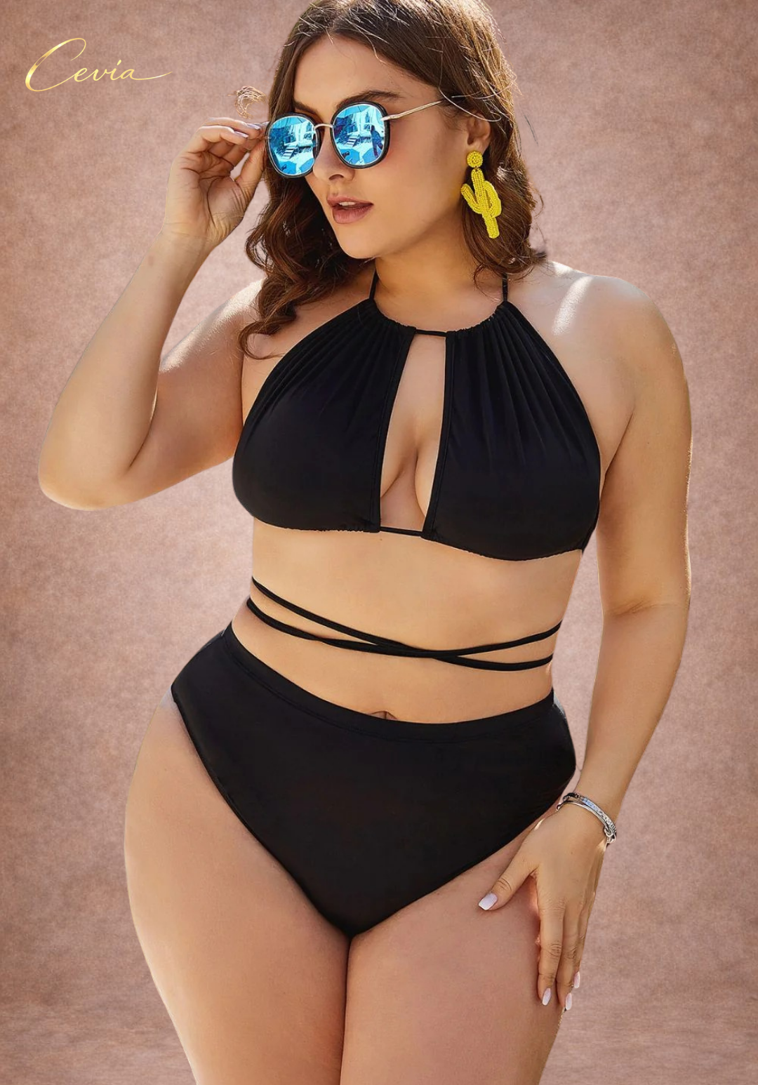 Aura Halter Bikini Set