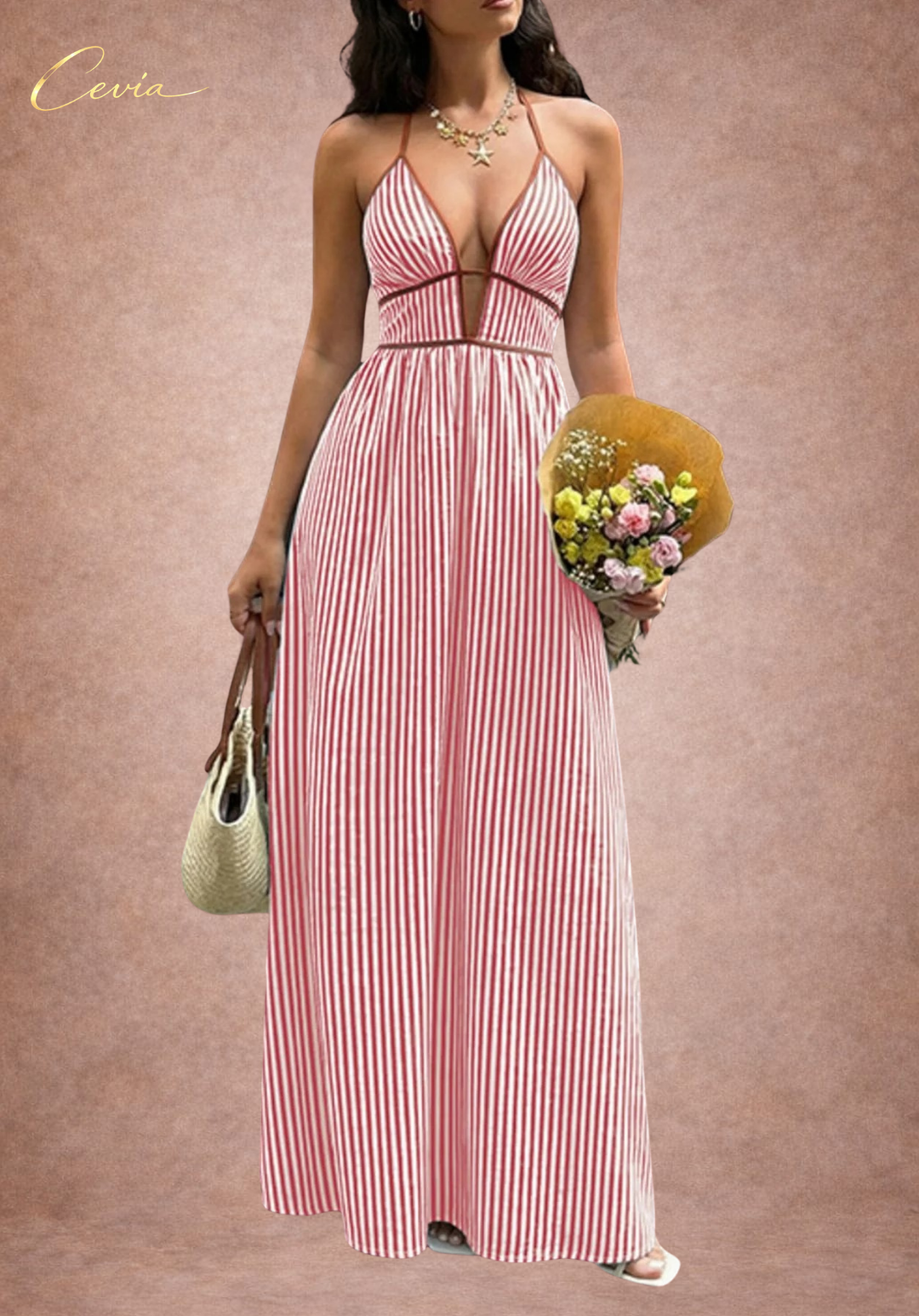 The Celestine Flowing Maxi Dress