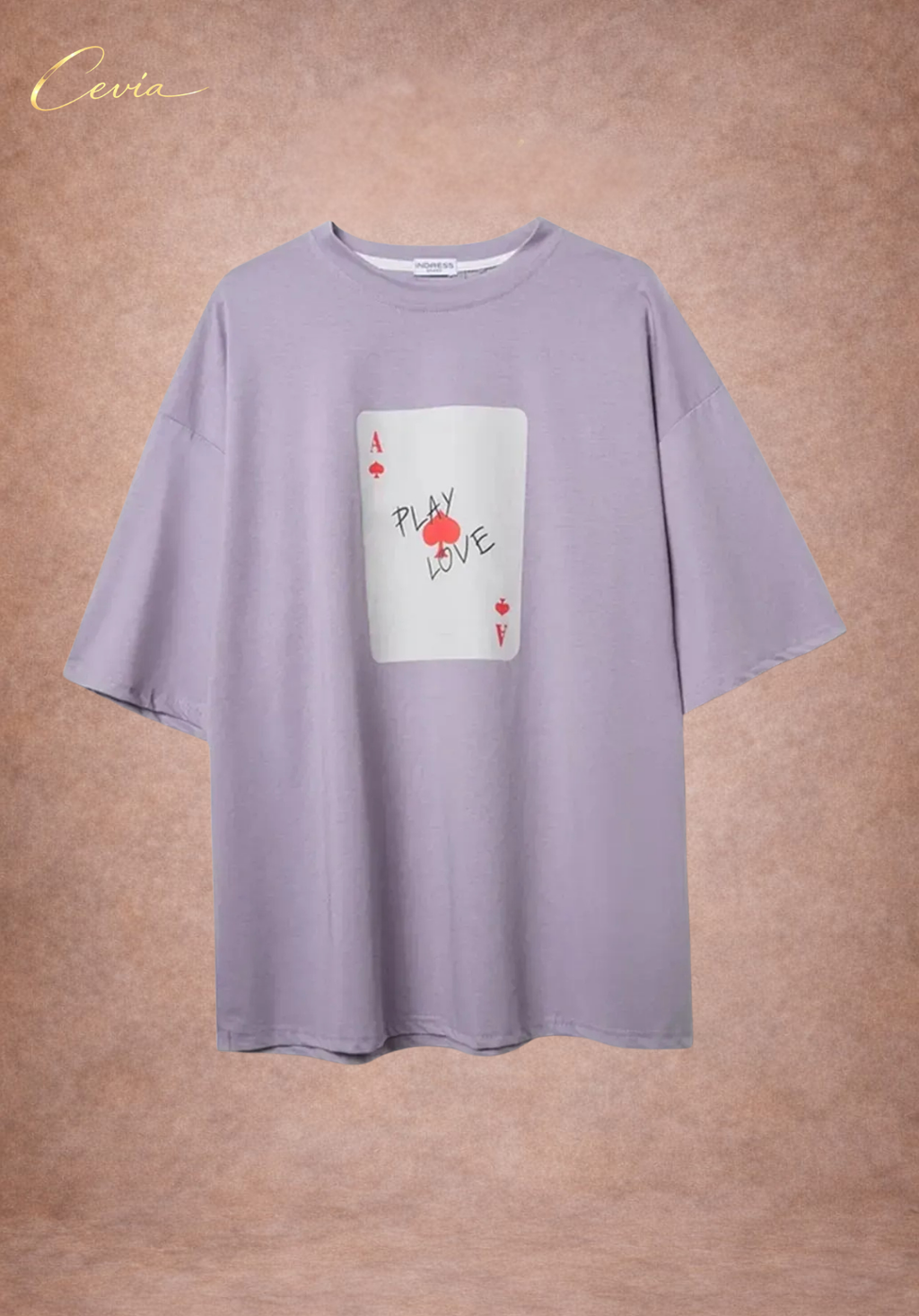 The Playful Love Oversized Cotton Tee
