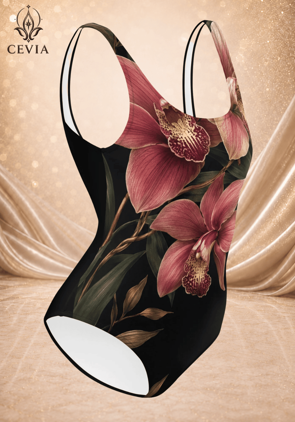 The Orchid Nocturne One-Piece Swimsuit
