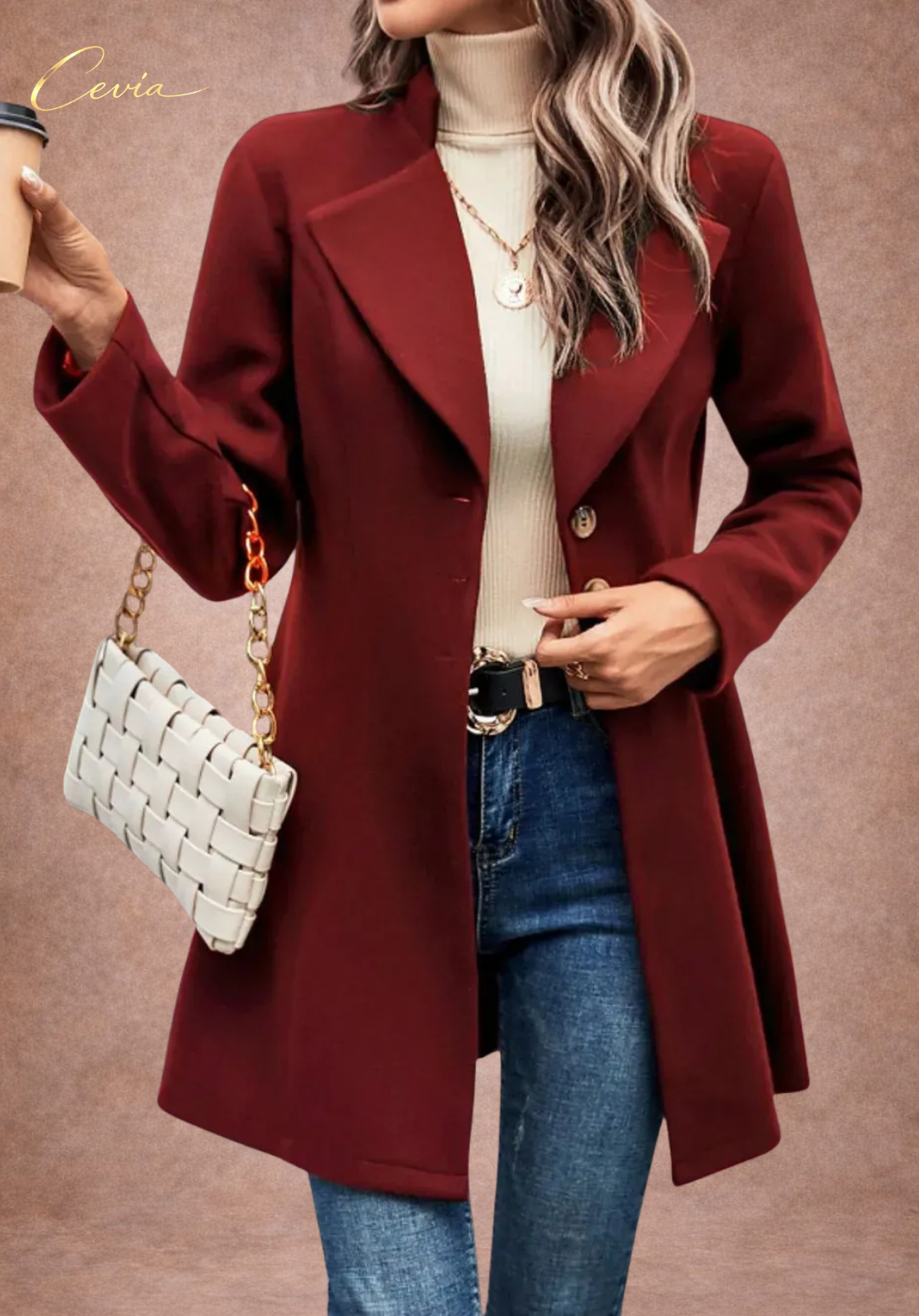 Urban Classic Buttoned Flare Coat
