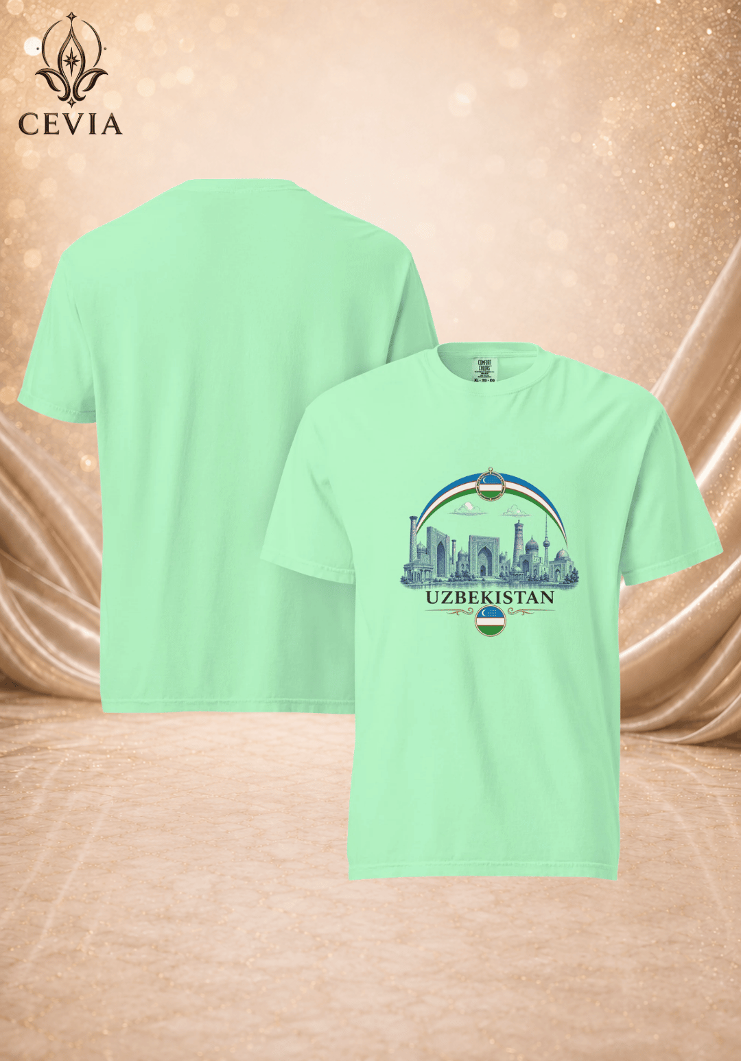 The Uzbekistan Supporter Graphic Tee