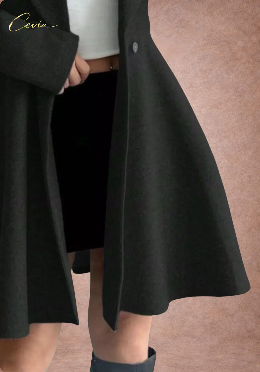 Urban Luxe Flare Coat