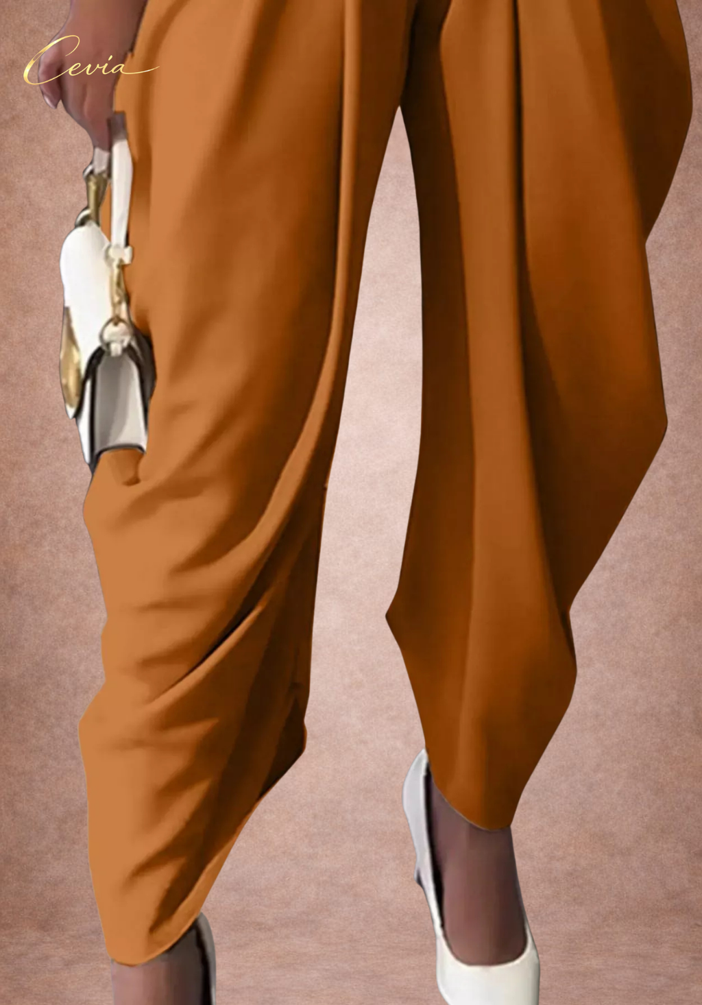 The Sculpted Draped Trousers