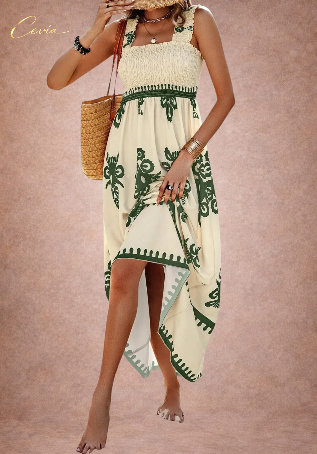 The Midnight Heritage Smocked Dress