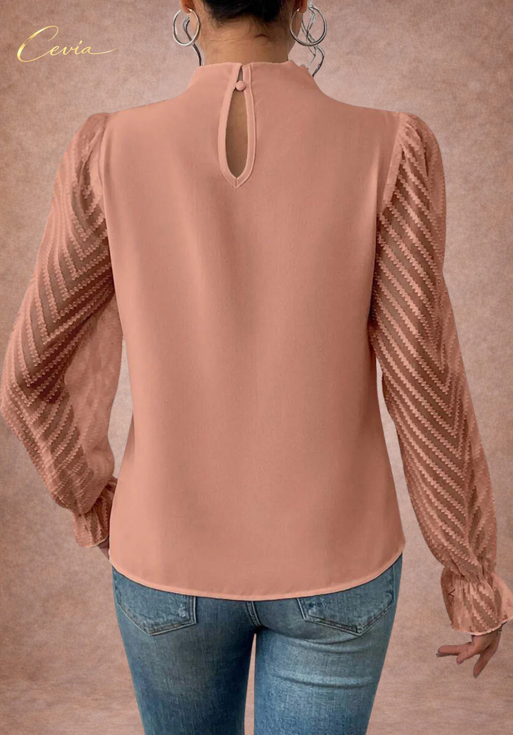 The Ivora Refined Sheer Blouse