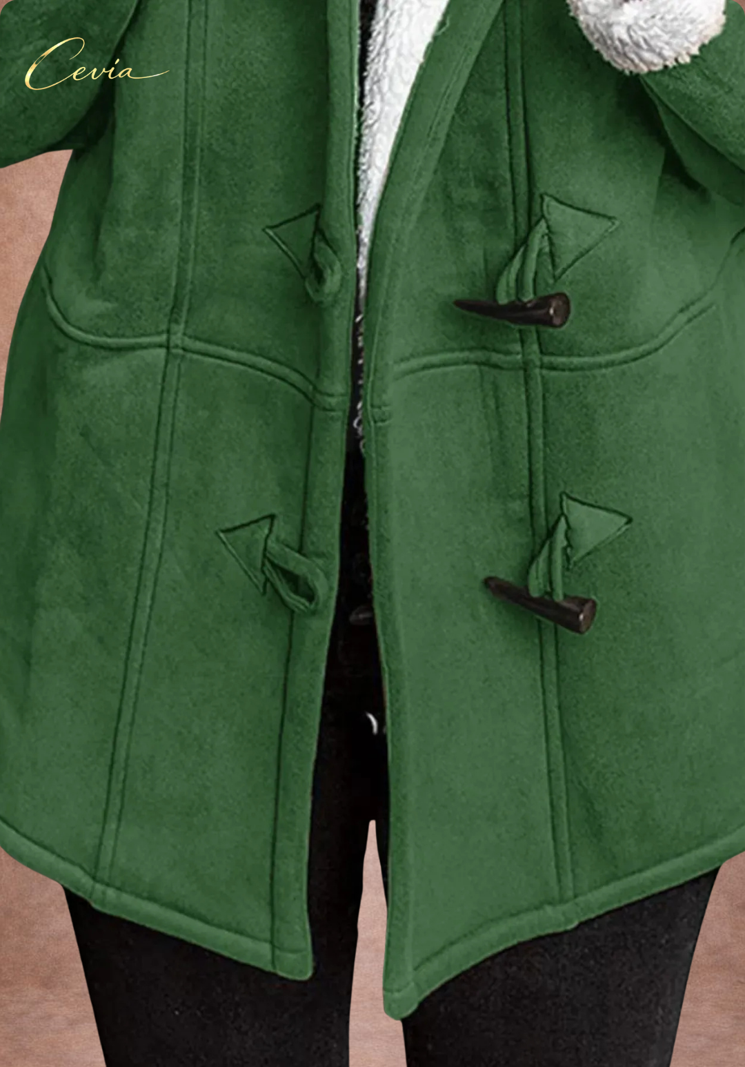The Norabel Cozy Toggle Hooded Coat