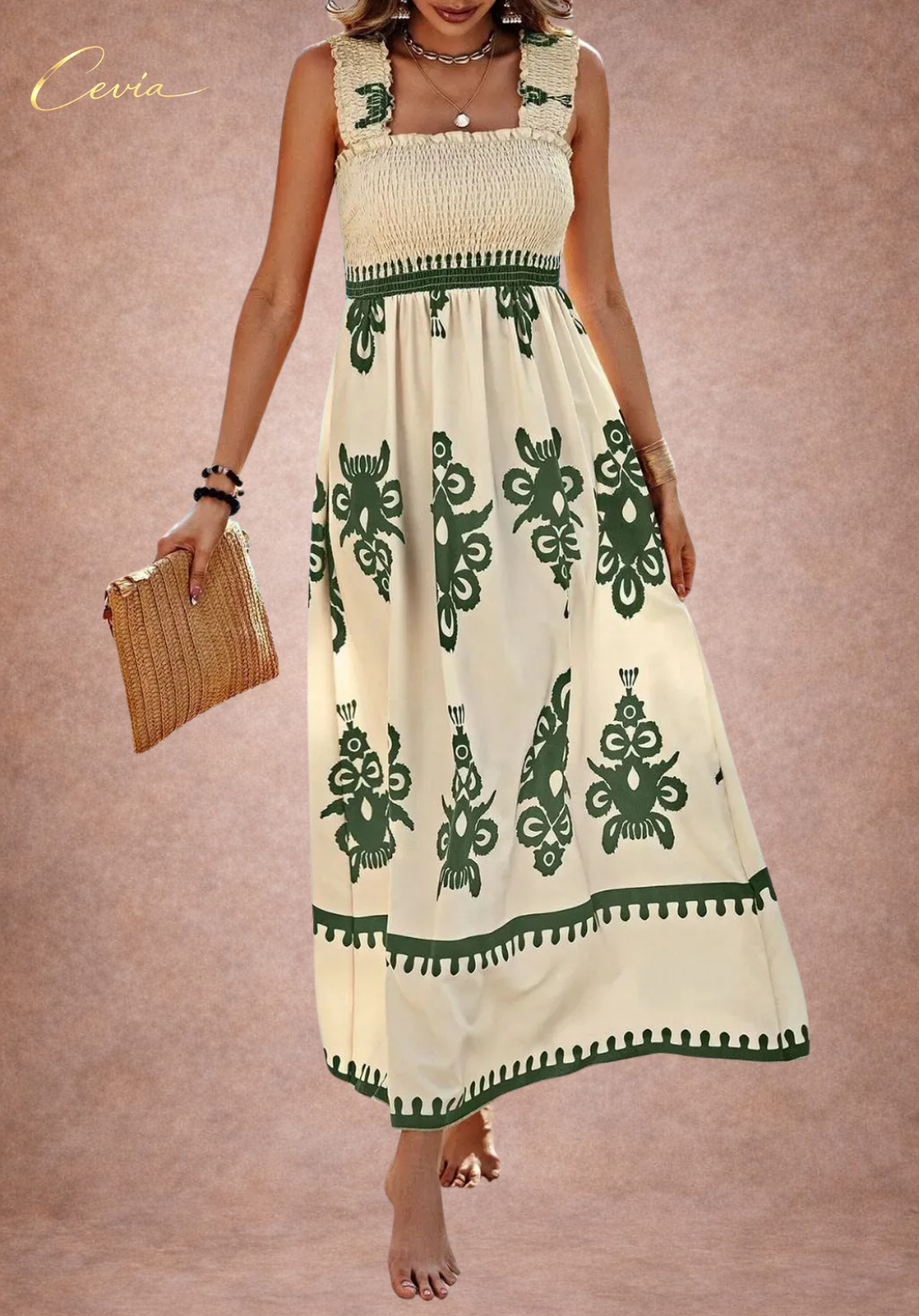 The Midnight Heritage Smocked Dress