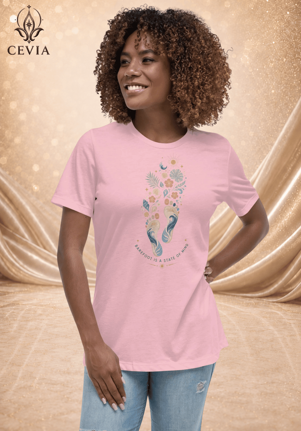 The Barefoot State of Mind Graphic Tee