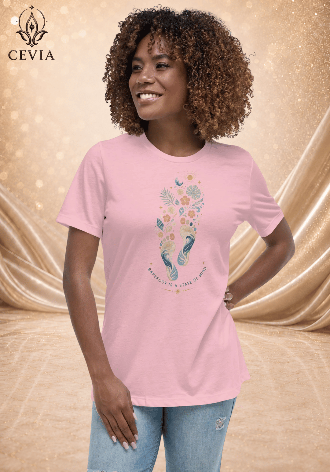 The Barefoot State of Mind Graphic Tee