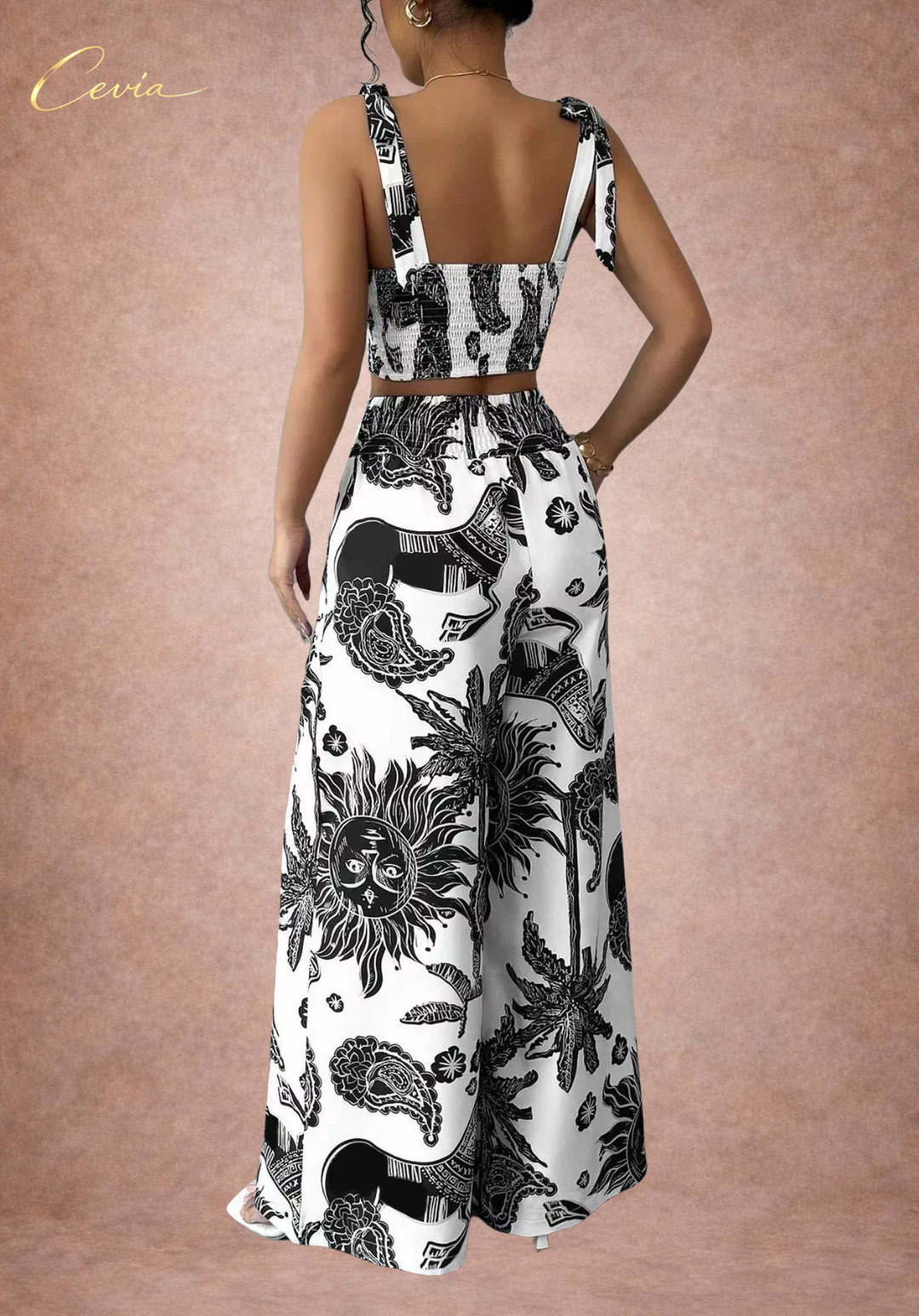 The Riviera Bloom Two-Piece Set