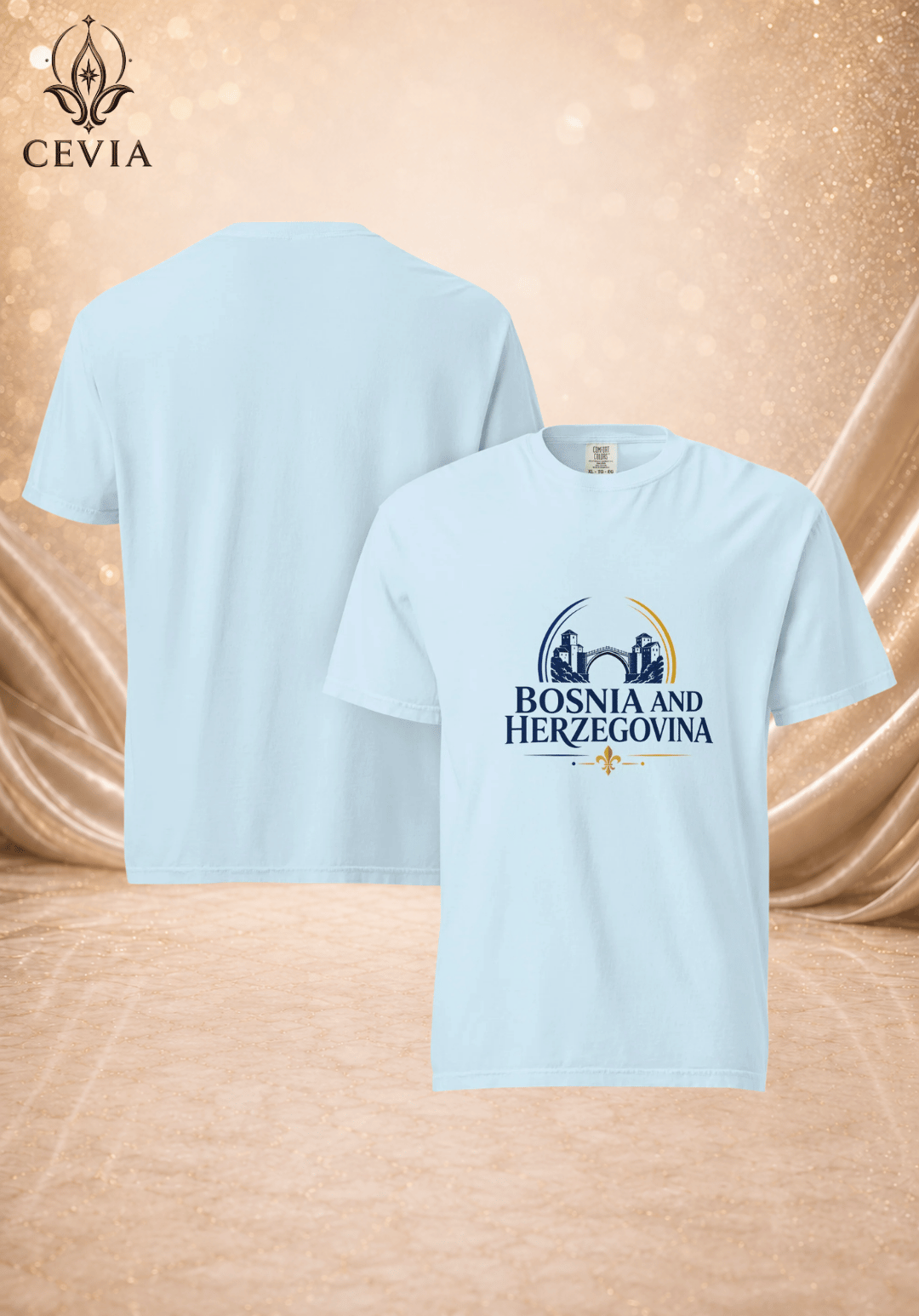 The Bosnia and Herzegovina Supporter Graphic Tee