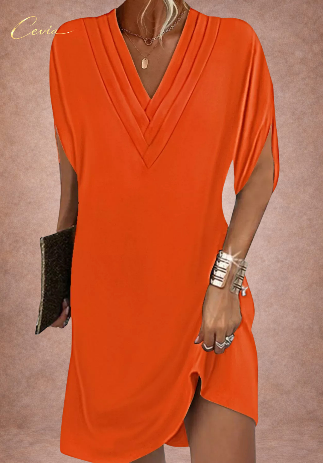 The Vivienne Draped Mini Dress