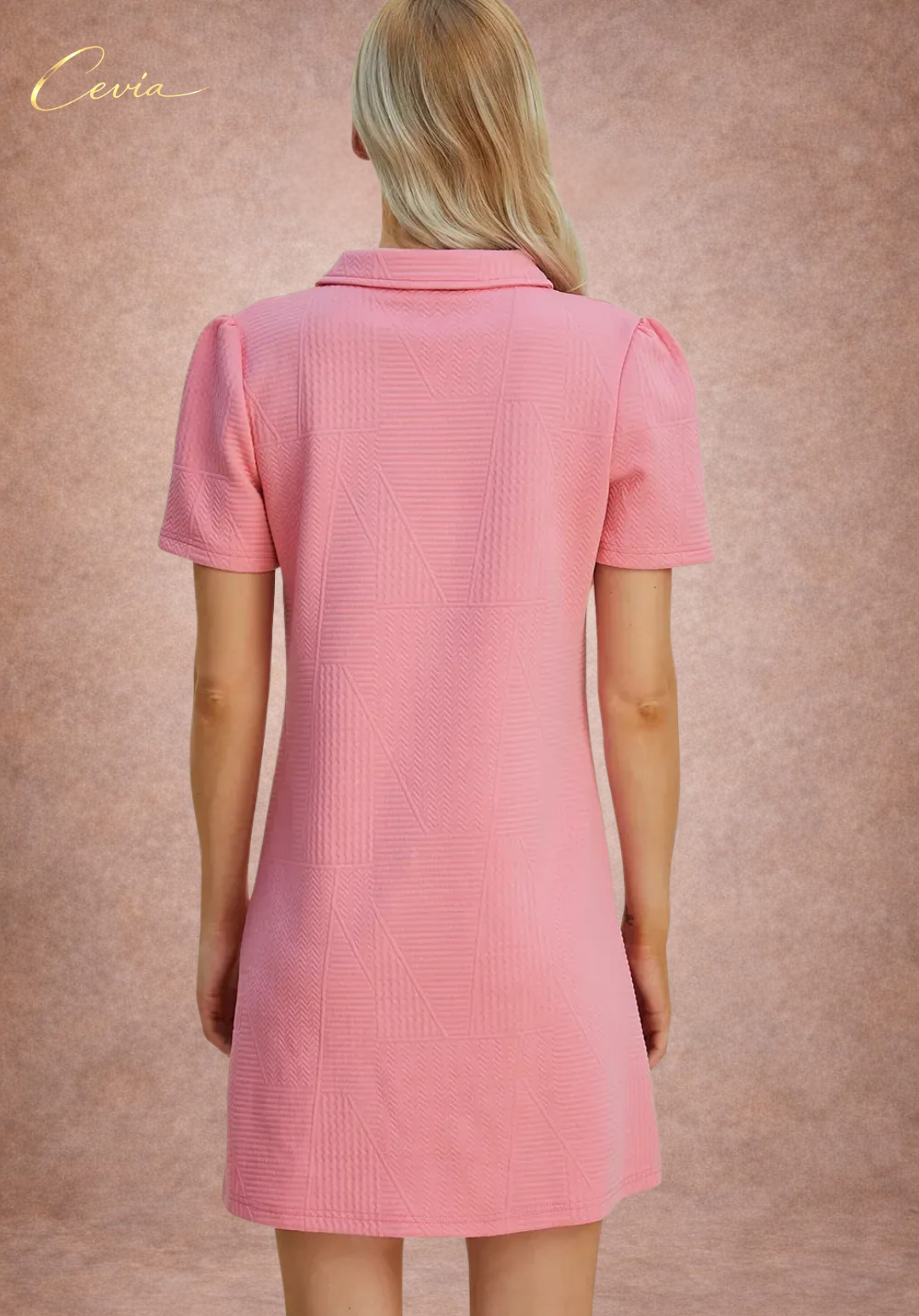 The Ivory Poise Textured Dress