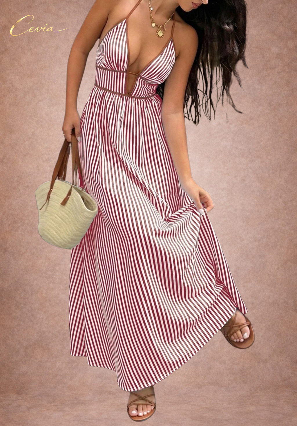 The Celestine Flowing Maxi Dress