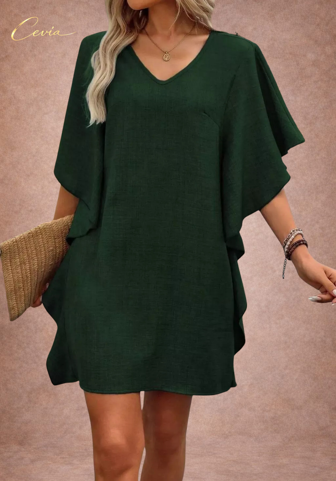 The Alora Ruffle Mini Dress