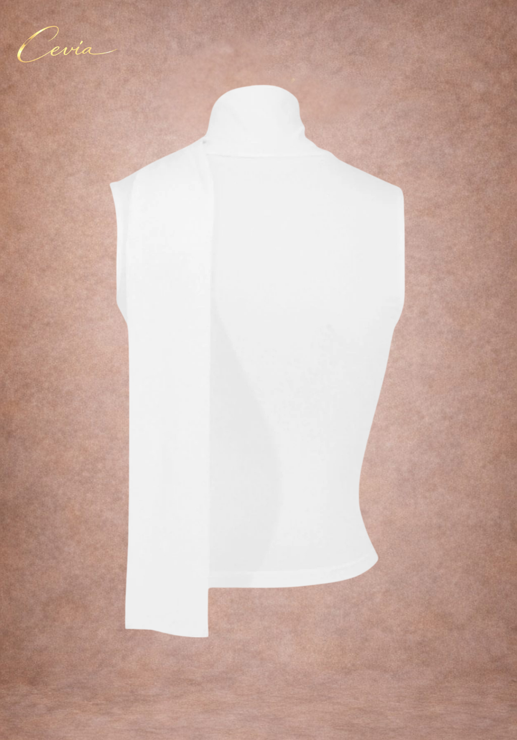 The Vivienne Draped Scarf Top