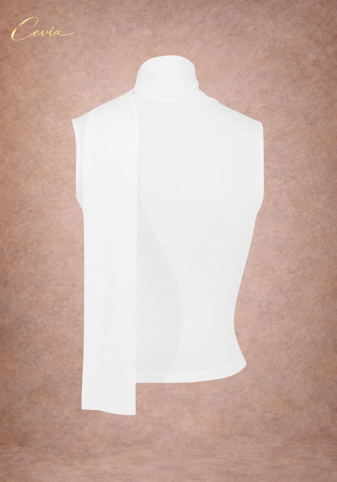 The Vivienne Draped Scarf Top