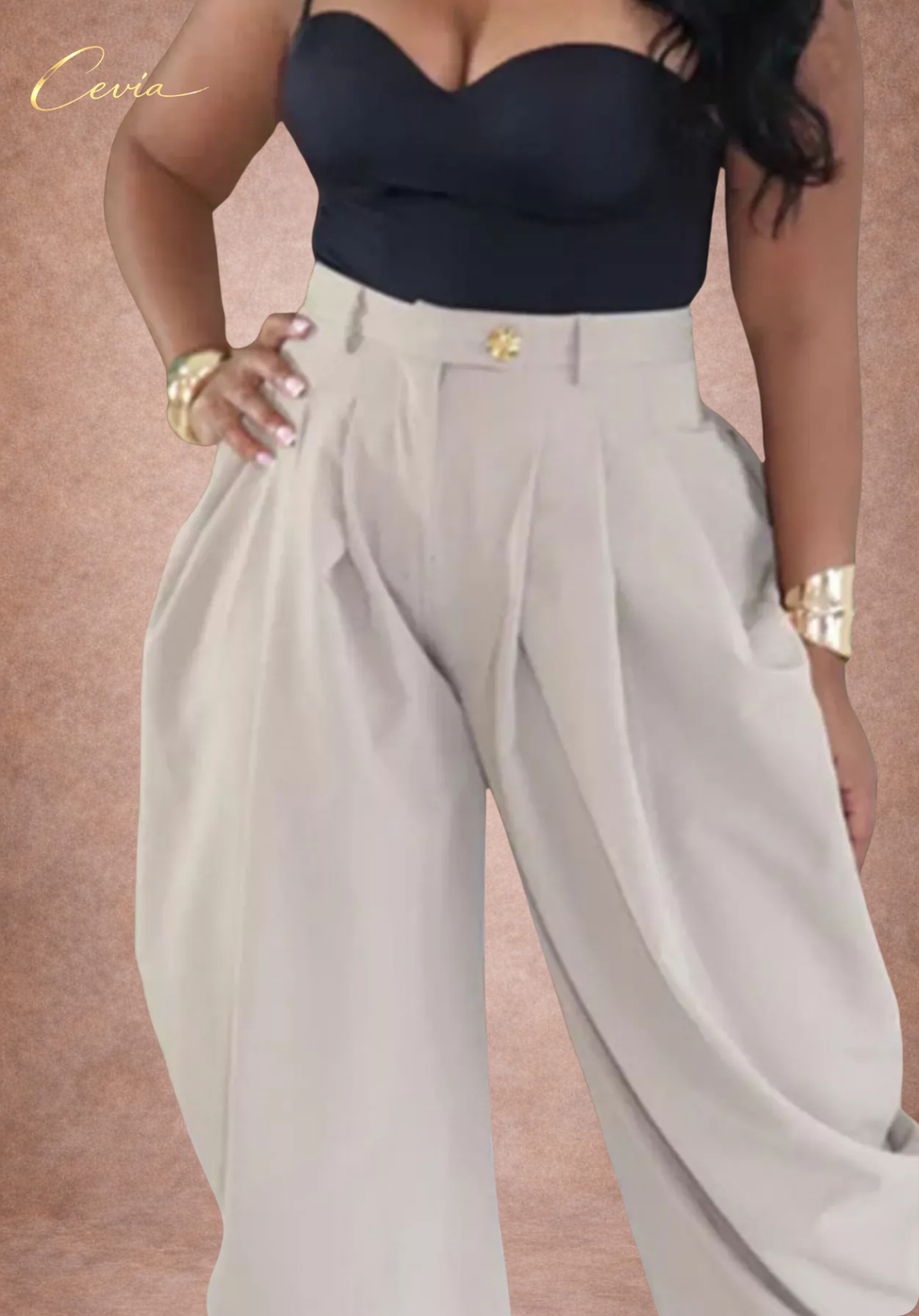 The Sculpted Draped Trousers
