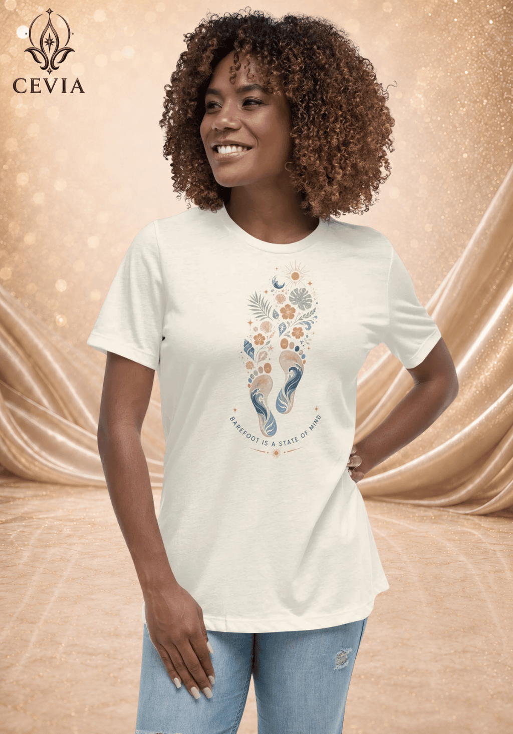 The Barefoot State of Mind Graphic Tee