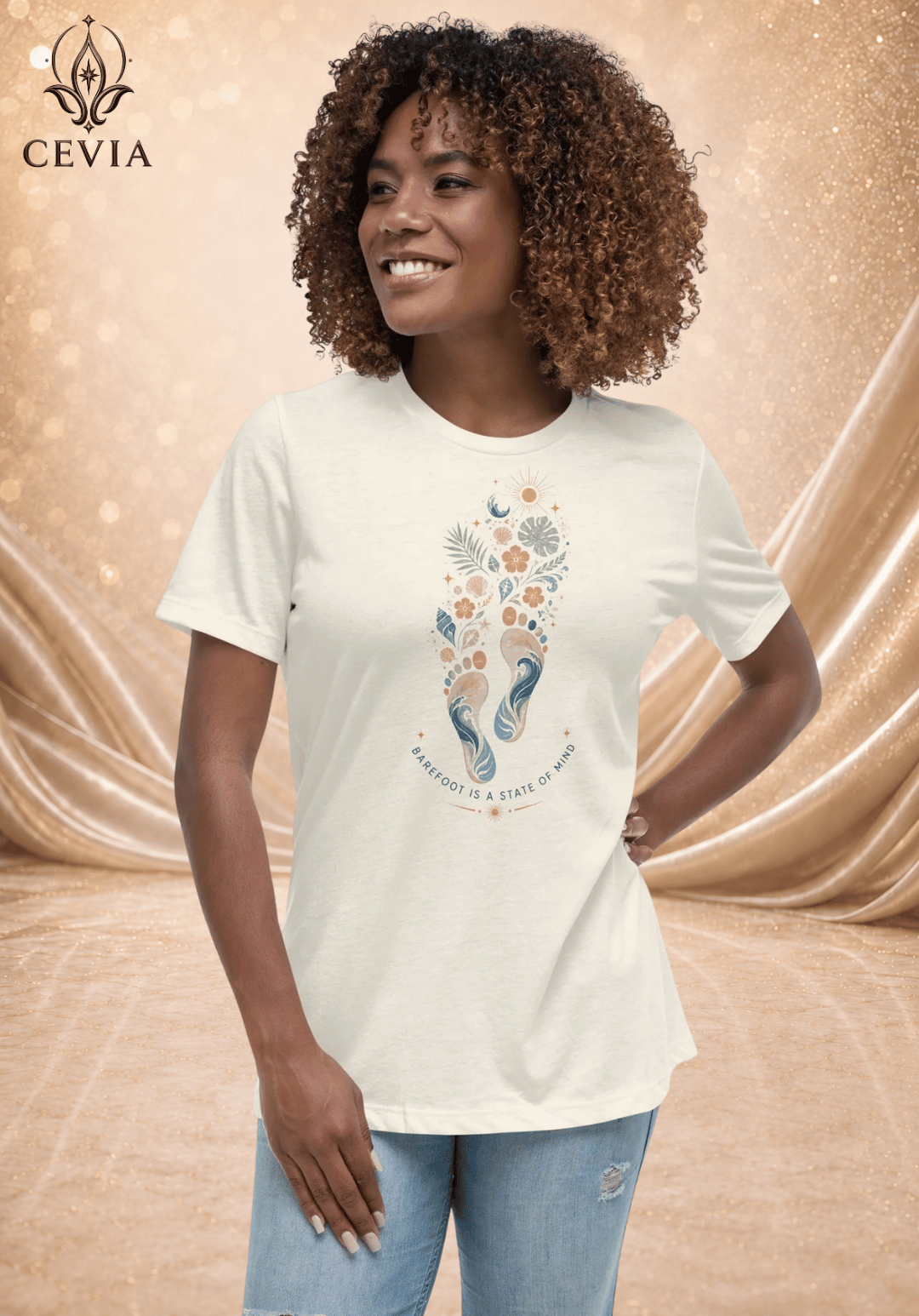 The Barefoot State of Mind Graphic Tee