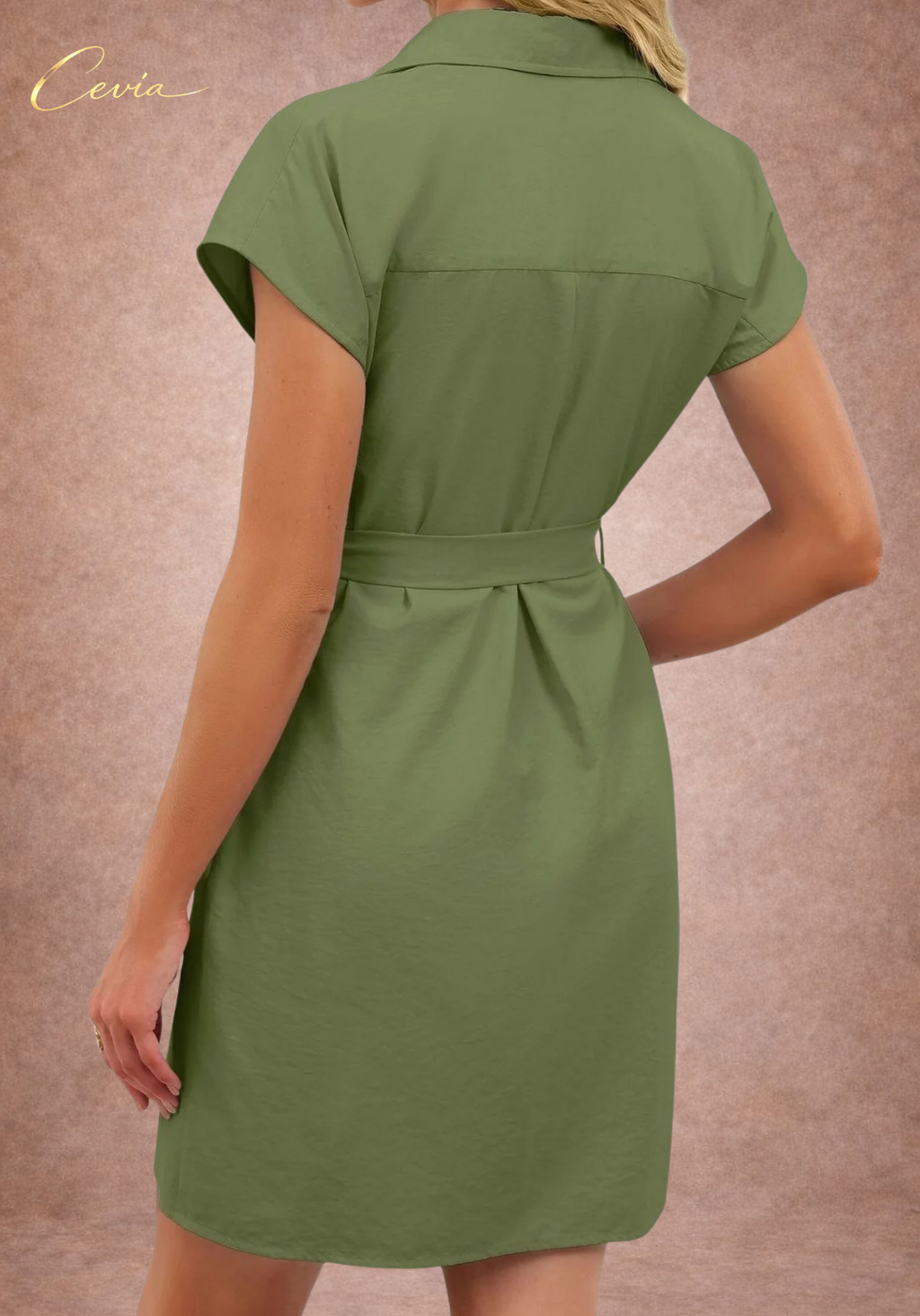 The Savina Tailored Shirt Dress