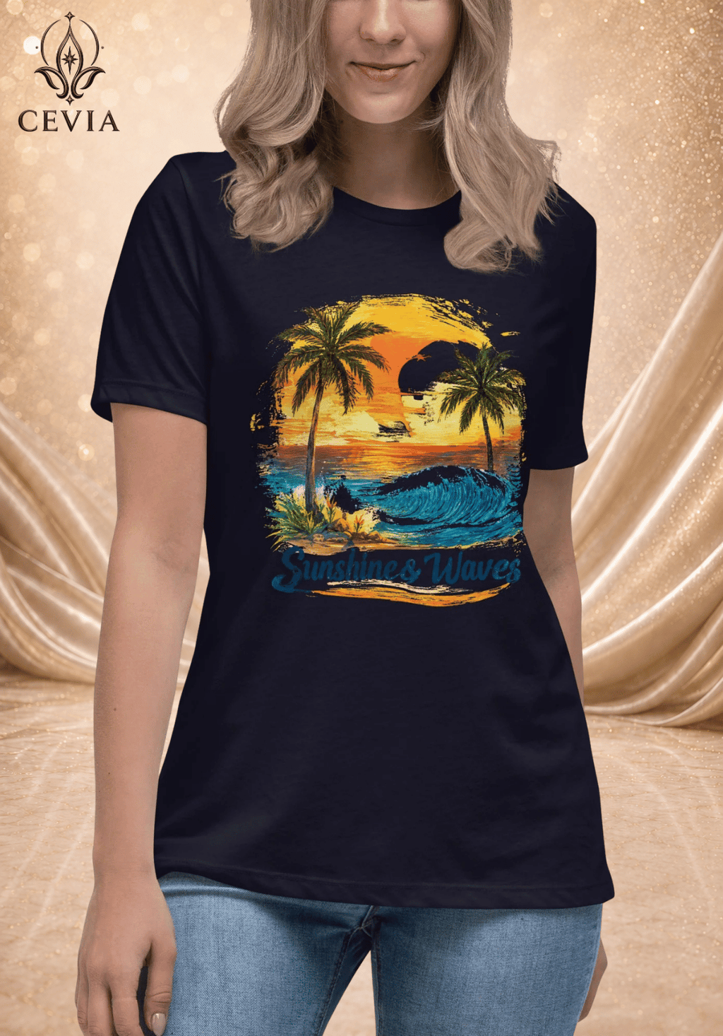 The Sunshine & Waves Graphic Tee