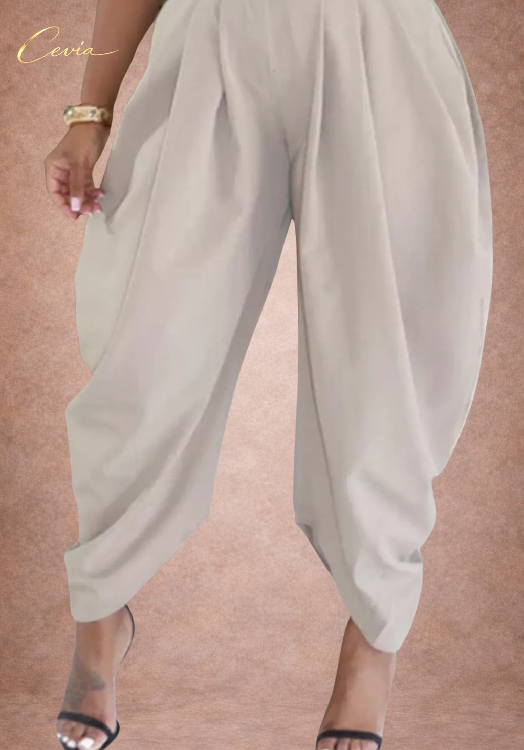 The Sculpted Draped Trousers