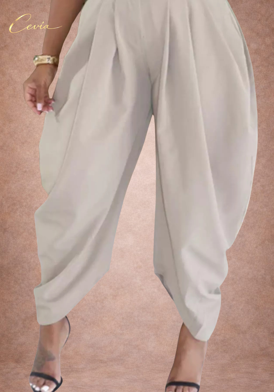 The Sculpted Draped Trousers